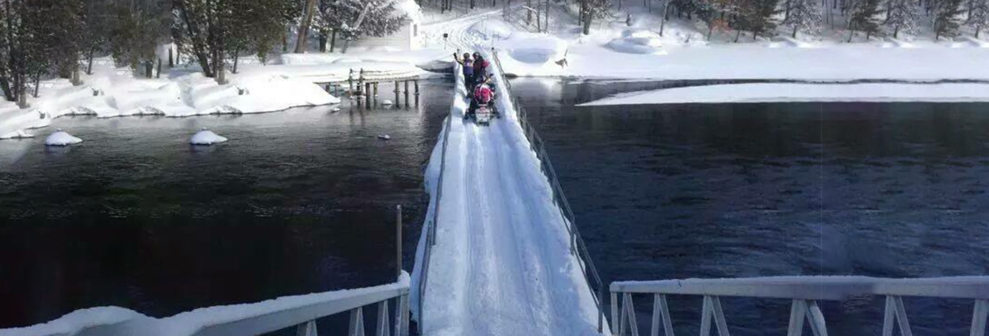 Guided Snowmobile Tours  in Ontario, CA| Ontario Snowcruises, LTD | Snow Bridge