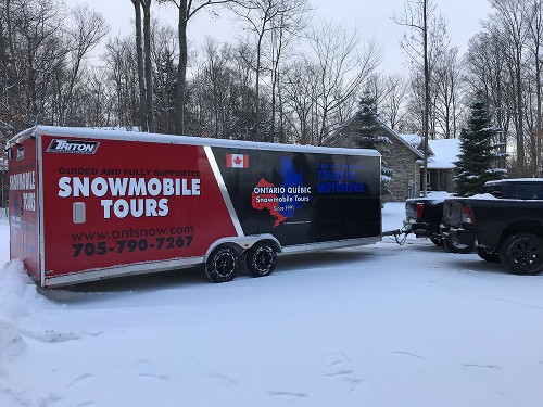 Snowmobile Tours Trailer